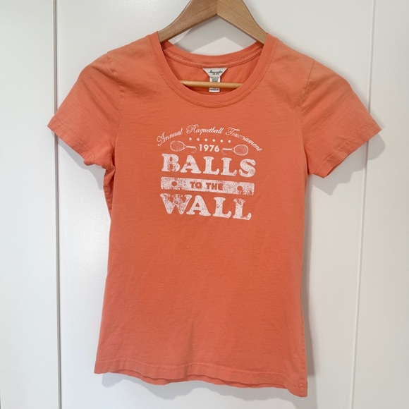 Vintage Abercrombie Y2K Women’s T-shirt Orange Size M - Picture 1 of 10